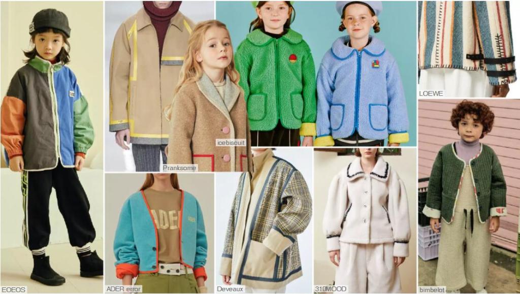 Contrast-Colored Edge kidswear
